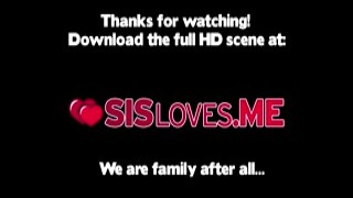 Stepsisters kinky show for her stepbrother