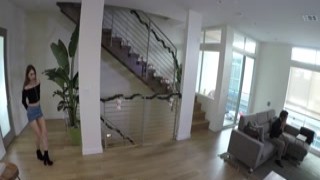 He caught his stepparents fucking in the living room while he was home on break from college