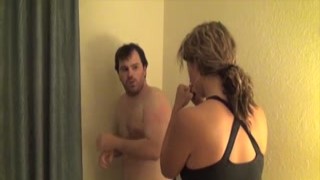 Amber was fucking hard and ready to go when the fat guy walked in