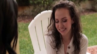 Petite babe fingers stepmoms lesbian bff