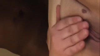 Her mouth was watering as she watched the thick, black, shaft slowly enter her white, virgin pussy