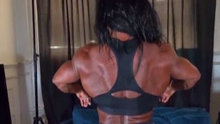 Rubys huge melons were on display as she made her way to the west Philly dungeon