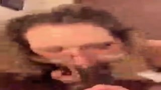 Fucking hell, she thought to herself as she watched the other girl lick her own cum off of his cock