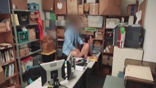 Hazel Moore lets officer take her teen pussy