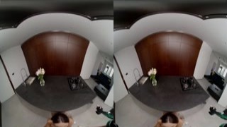 She Gives Me a Footjob, I Cum Everywhere - Virtual Real Porn