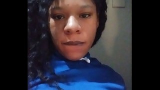 Horny and unclean bitch with excellent body spreads her legs
