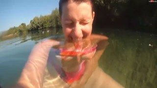 Pussycreme im See abgewixxt mit GypsyPage