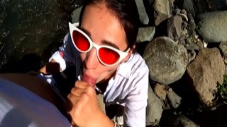 PassionBunny - Quick risky public blowjob with horny fit babe 2