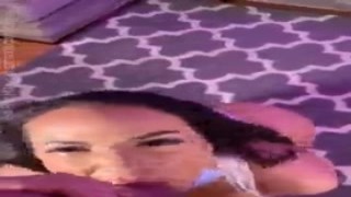 I was horny as fuck, and my step-brother was just minding his own business when I crept up behind him on the couch and started giving him a contactless handjob through his pants