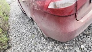 JuliaFit - Hard Anal in the Trunk of a Car