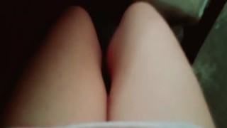 My hot stepmom was sitting on the couch, waiting for me to come home