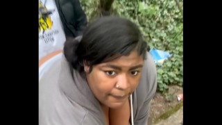 Busty asian chick allows her play buddy promote her twat with her vibe