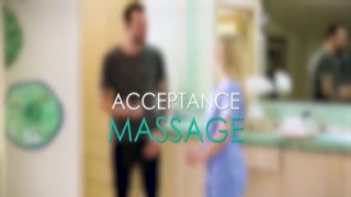 They were supposed to be giving each other nuru massages, but the slippery lotion was making it hard for them to keep their hands where they should be