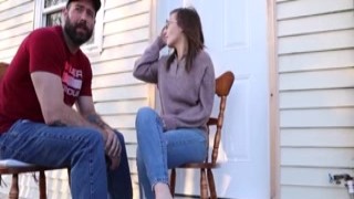 I was on my way to grab a coffee when I saw my neighbor, Mrs