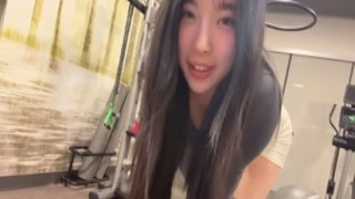 Elle Lee - Cute Asian Girl at Gym Tricks Guy into Nutting during N (1080)