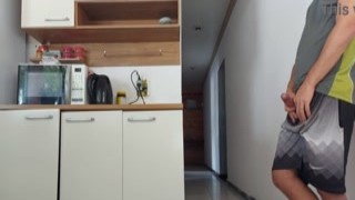 while my man was in the shower i fucked his buddy without him knowing about it we came close to being caught