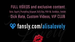 Alisa Lovely - You will want to Suck Cocks after this Blowjob Video - Female Perspective FPOV