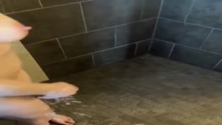 Ava Alex - Hot shower fuck and massive facial