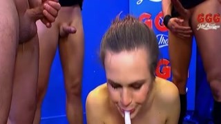 Gangbang orgies with cums and bukkakes on luisa