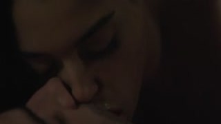 Vanessa Sky laid out on the bed, legs spread wide