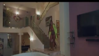 Damion Dayski sat on his bed, stroking his stiffening cock as he watched Ebony Mystique and Kyler Quinn in the shower together