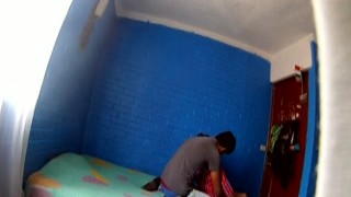 Their lips touched as she pushed her tits against his chest, their hard nipples rubbing together as they shared a deep kiss