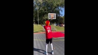 *Gibby flashed his crotch at the crowd and jizzed into his panties before putting them on for a big show