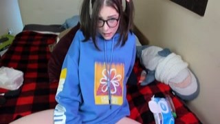 Katya Letova - Vibrator and Blowjob Makes Me Cum
