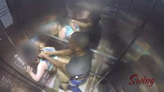 sorayyaa and leo ogre were caught fucking in the elevator