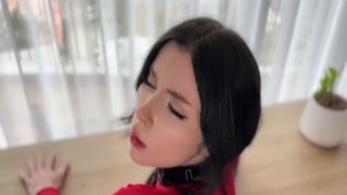 Sweetie Fox - PH - Naughty Brunette Deepthroats and Rough Fucks till Cum in Mouth POV